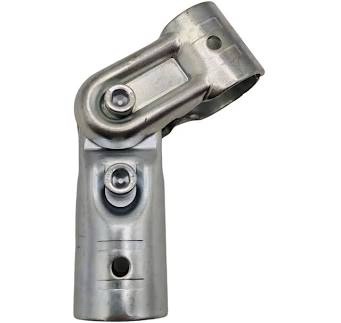 FLEXKEA Adjustable Two-Way Pipe Connector Set Designed For 1 Inch Outer Diameter Metal Pipes And Chain-Link Fences