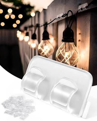 Outdoor Light Clips To Secure String Lights