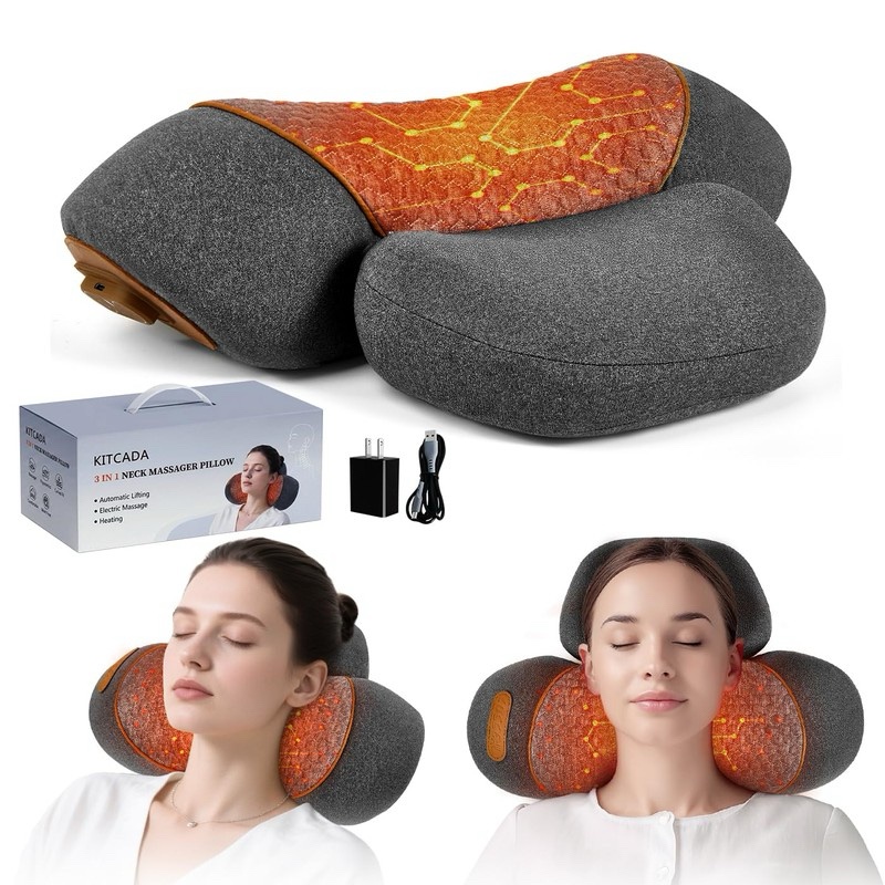 KITCADA 3 IN 1 Neck Massager Pillow