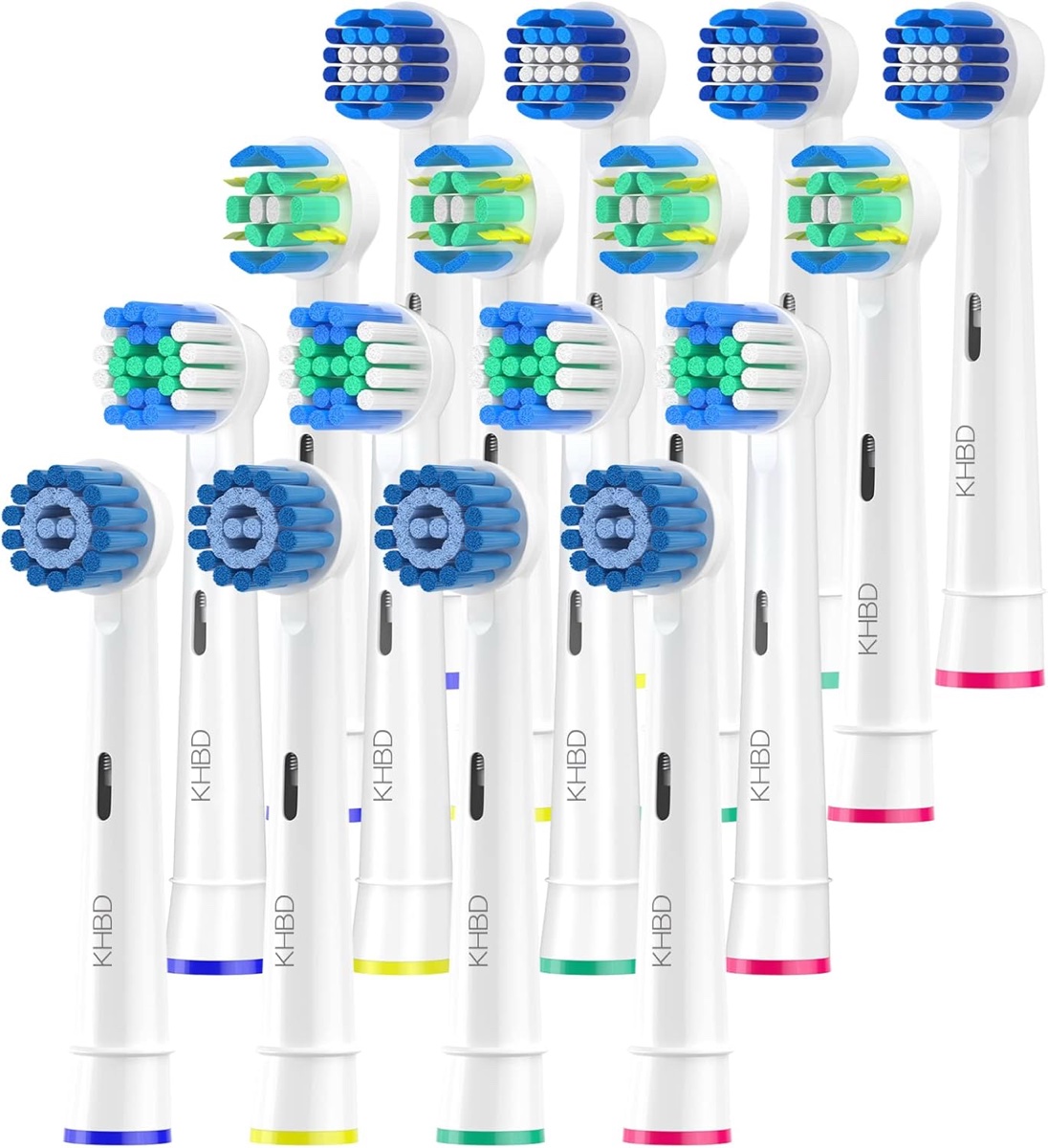 (“Fits Oral B models”)KHBD Replacement Toothbrush Heads for Electric Toothbrushes