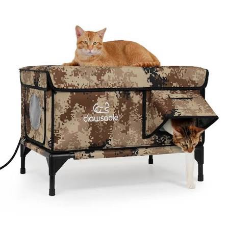 2-in-1 Indoor & Outdoor Insulated Cat House