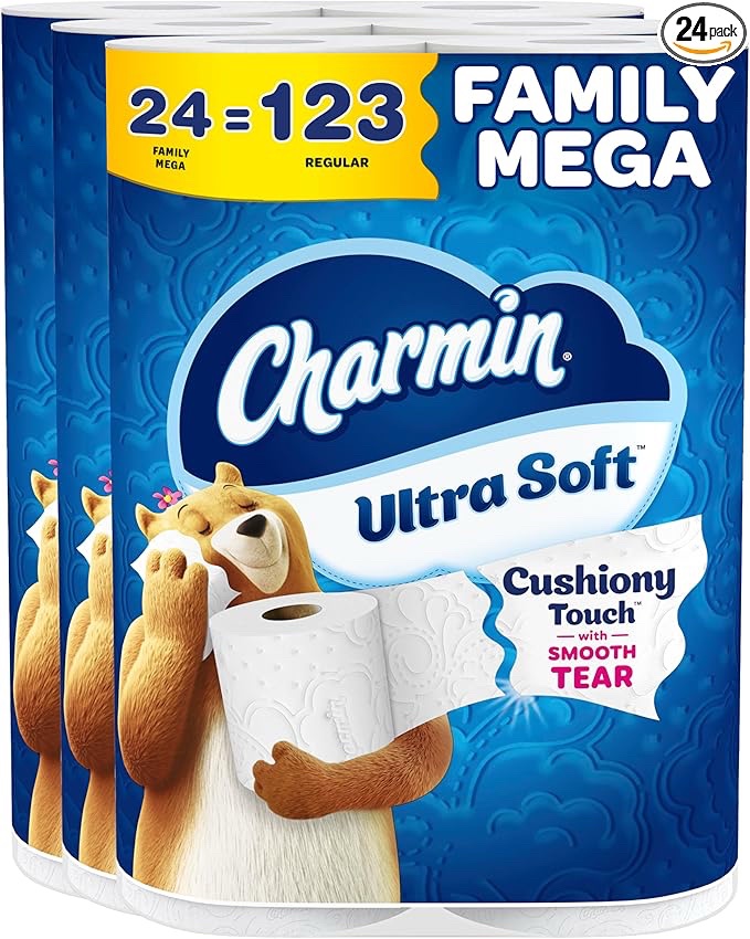 Charmin Family Mega Rolls Bathroom Tissue