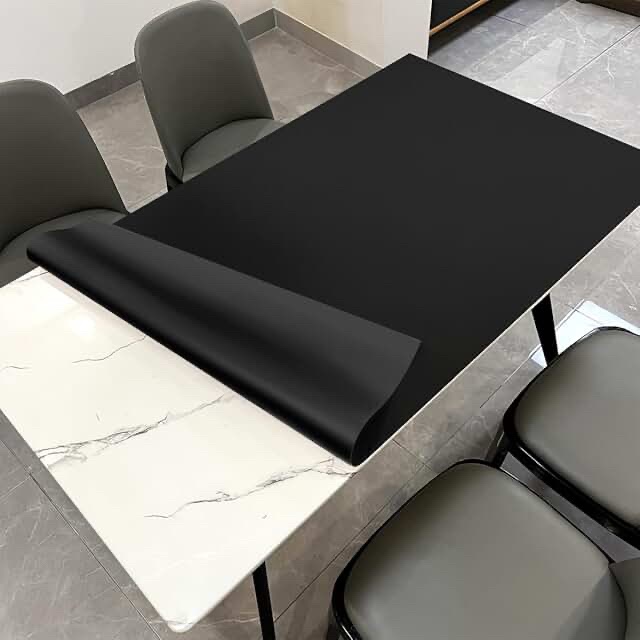 Zinkooat Table Mat/Cover (Black+Black, 38x78)