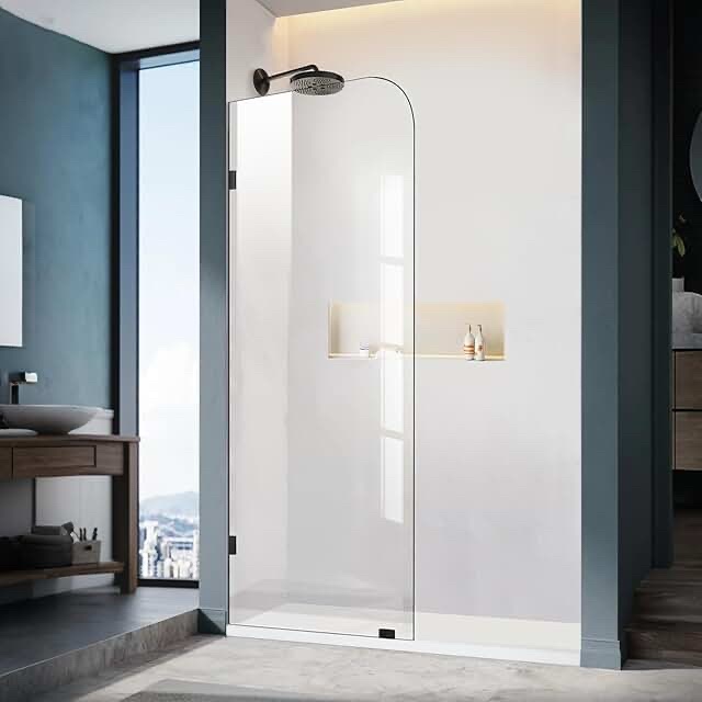 Glass Warehouse Frameless Shower Door Panel - 25 inches width
