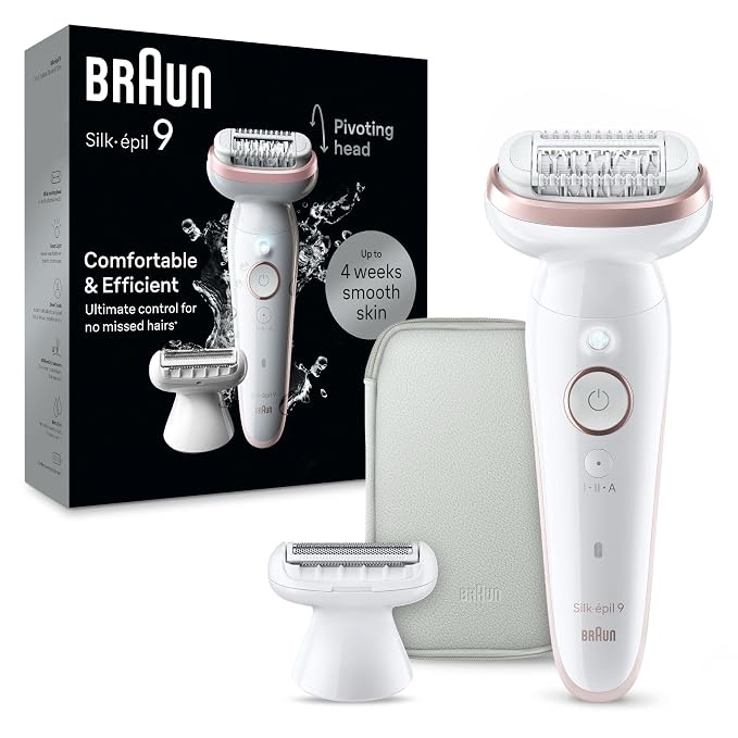 Braun Silk·épil 9 Epilator with Pivoting Head