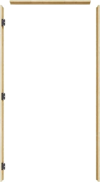 Unbranded 3680 Outdoor Pine Door Jamb - Right Hand