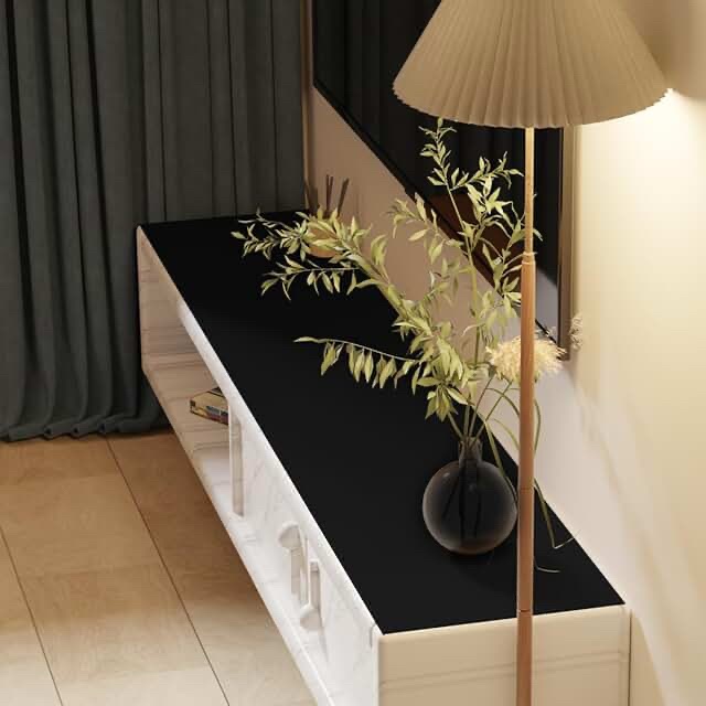 Zrkooo Dresser Mat - Black + Black 20x48