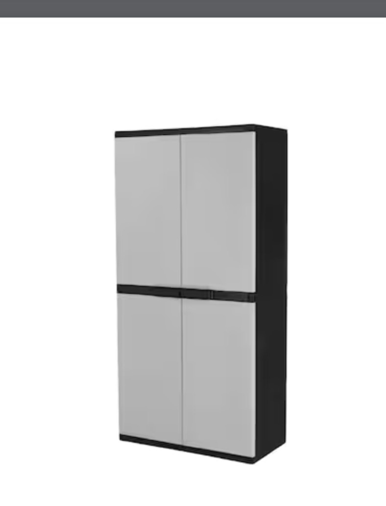 Project Source Freestanding Utility Cabinet - 35 in x 18.5 in x 71.7 in
