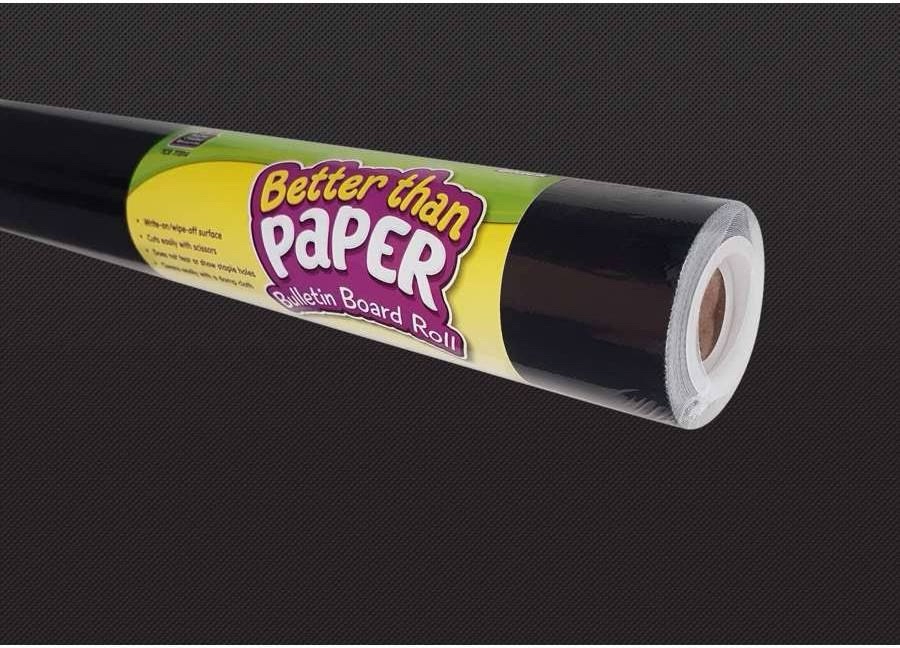 Rsgift Black Bulletin Board Fabric for Walls