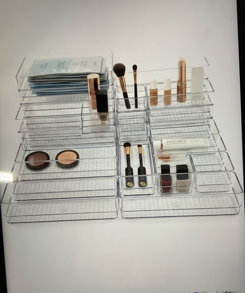 Maxset 27 PCS Clear Drawer Organizer Set
