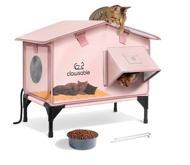 2 in 1 Indoor & Outdoor Cat House