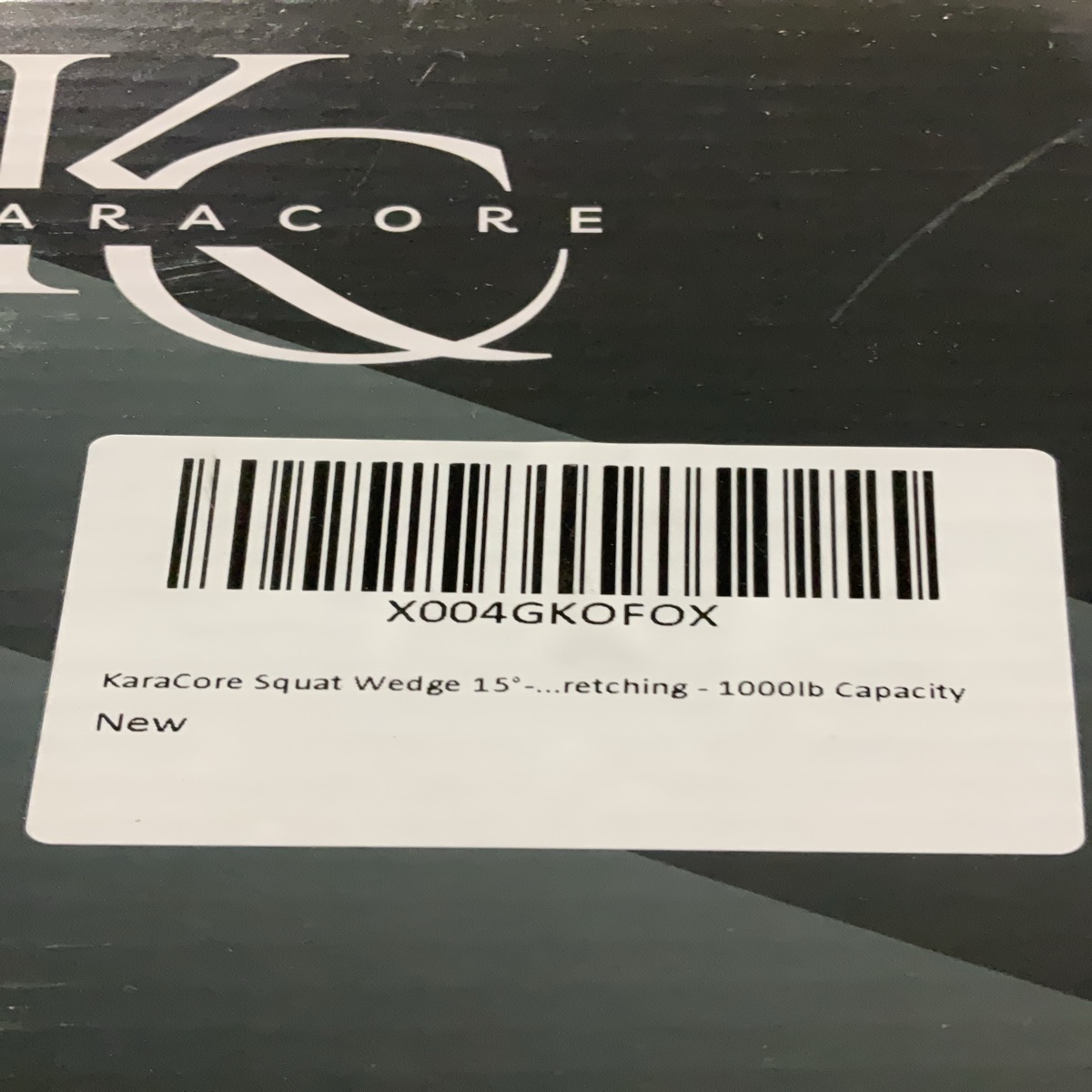 KaraCore Squat Wedge 15° Calf Stretching - 1000lb Capacity
