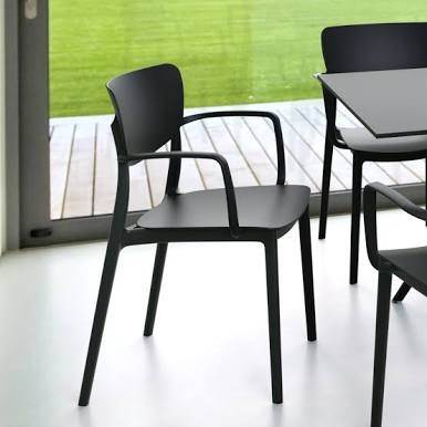 Farrah Stacking Patio Dining Armchair