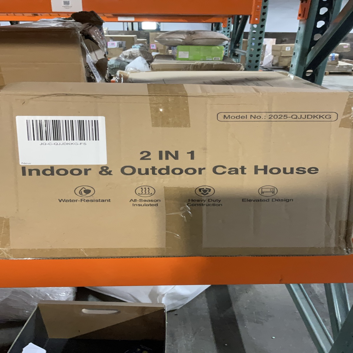 2 in 1 Indoor & Outdoor Cat House