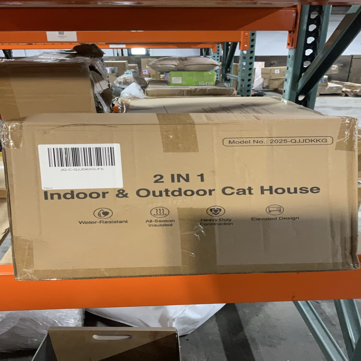 2 in 1 Indoor & Outdoor Cat House