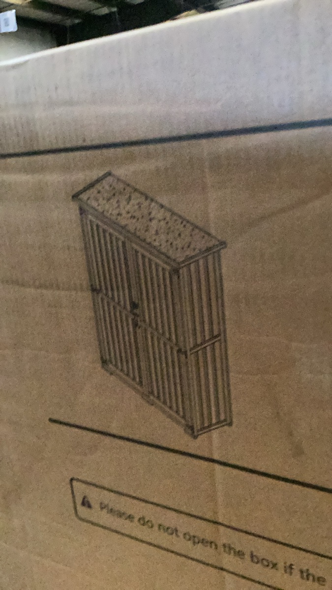 Box 2/2 wooden cabinet storage