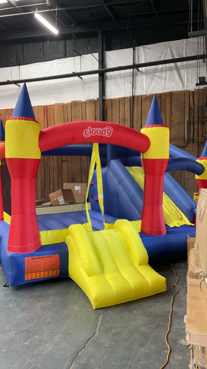 12' x 13' Bounce House with Slide and Air Blower