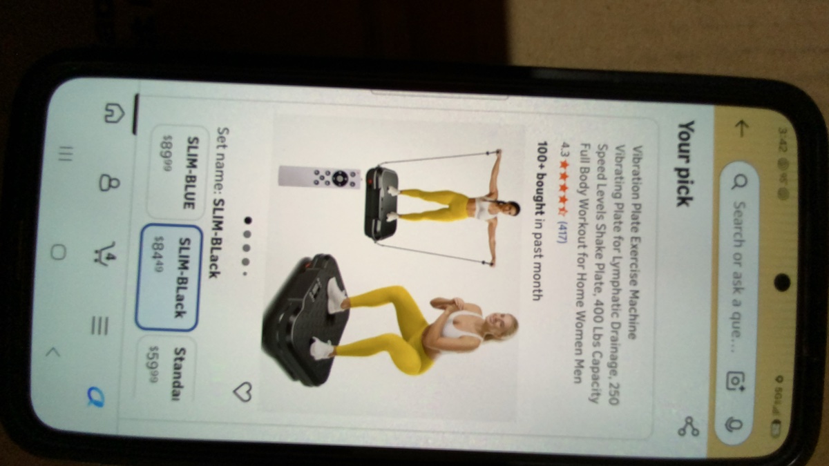 Whole Body Vibration Platform Fitness Machine