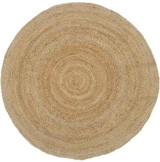 The Beer Valley Jute Round Braided Rug