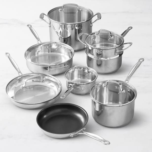 Cuisinart Classic Stainless Steel 13-Piece Cookware Set