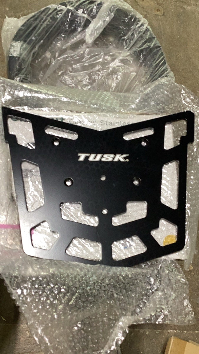 Tusk Motorcycle Rear Cargo Rack Plate