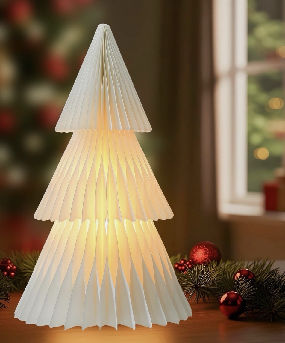 Fenyluxe Light Up Paper Christmas Tree