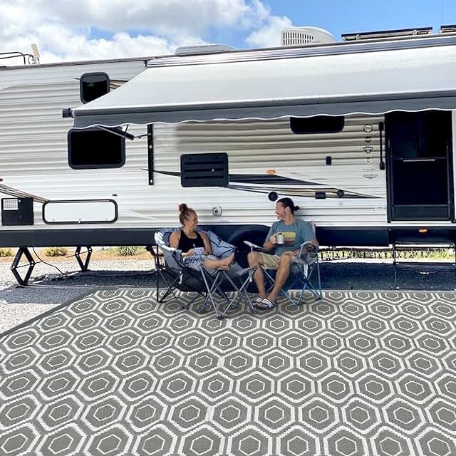Stylish Camping RV Outdoor Mat 9x18 ft (Item# 159183)