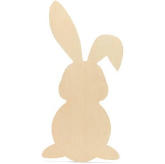 3-packBlank Rabbit Shape DIY Doodle Material