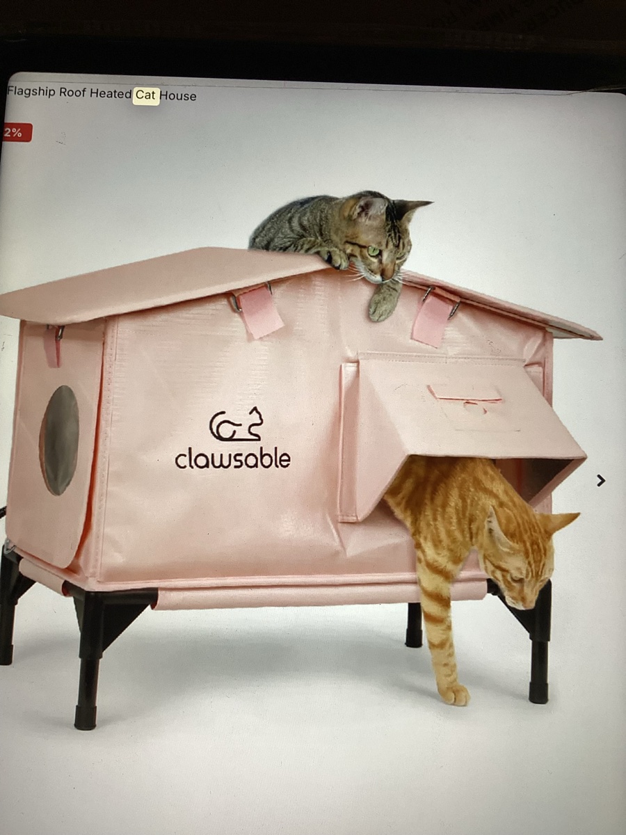 2 IN 1 Indoor & Outdoor Cat House