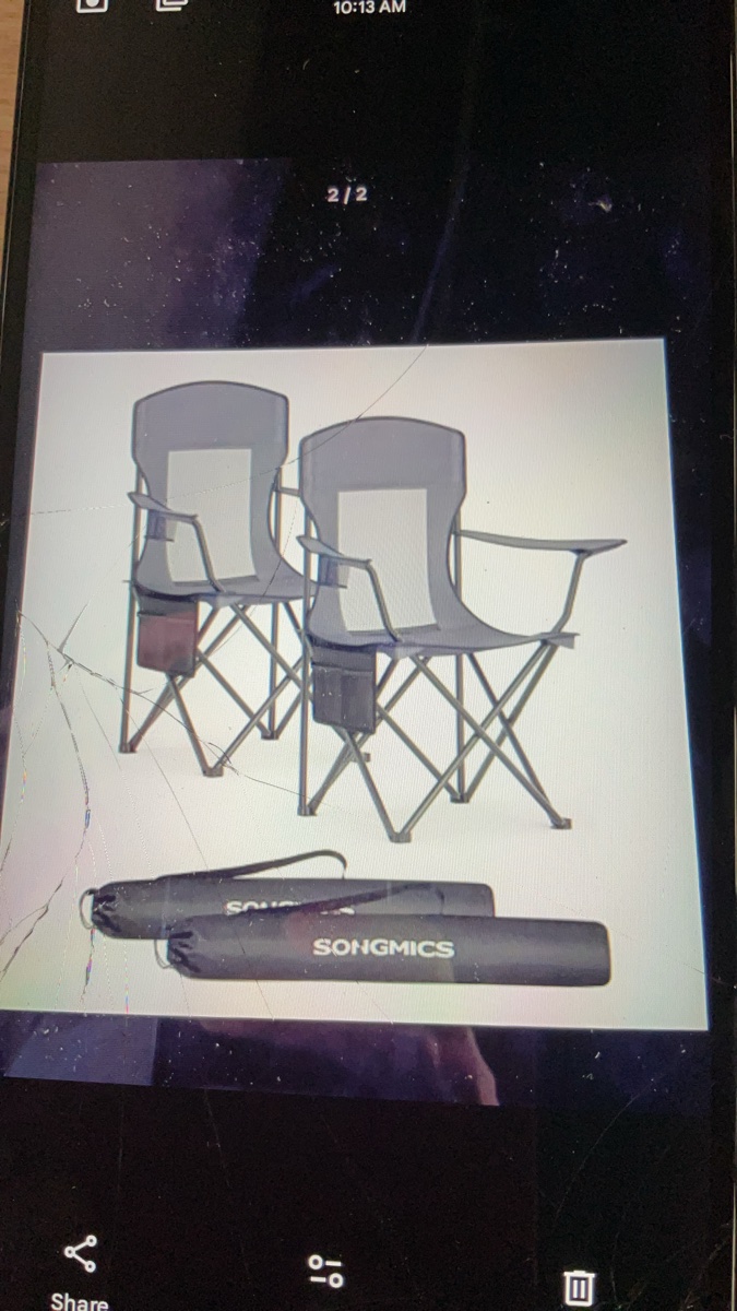 Folding Camping Chairs (2-Pack)