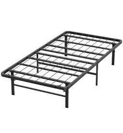 Metal foldout twin bedframe