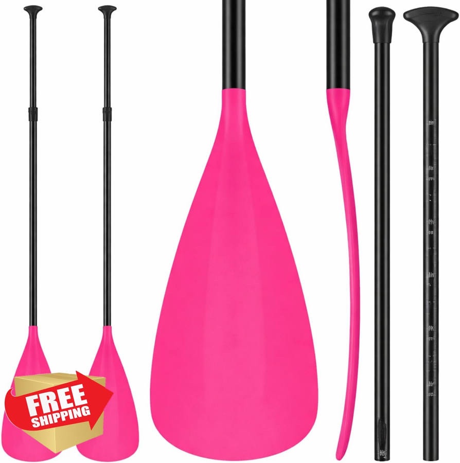 Hollowfly 2 Set of 3 Piece SUP Paddle Shafts (Pink)