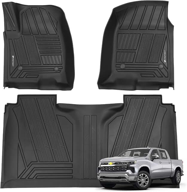 Protimat Floor Cargo Liner, Black, 3pcs