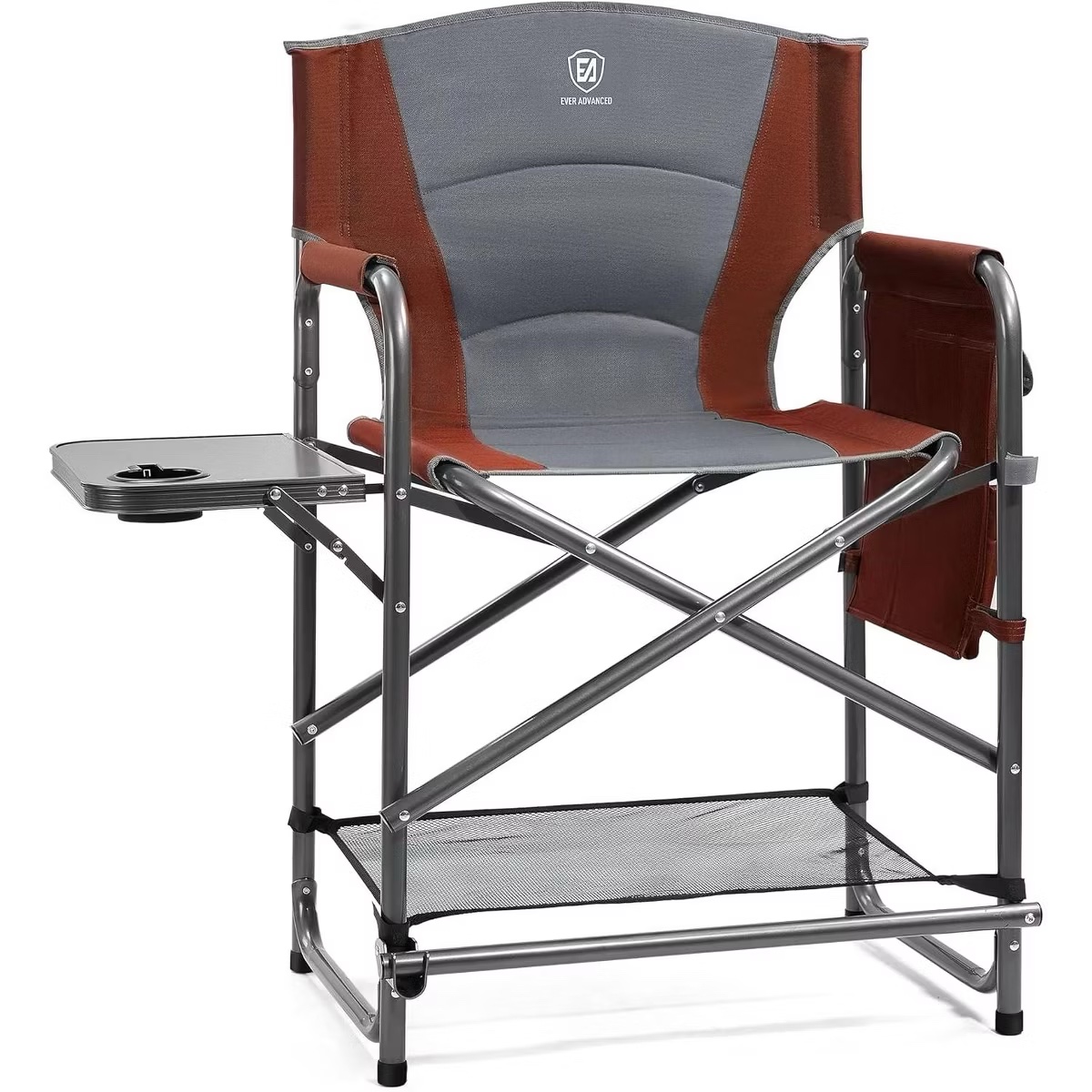 EA Folding Chair - Grey & Red