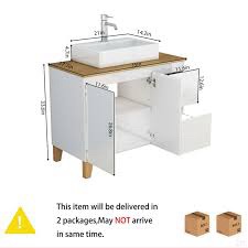 Bathroom Vanity, Box 2 of 2