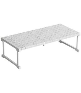 Adjustable Cabinet Shelf Organizer / Closet Partition Storage Rack