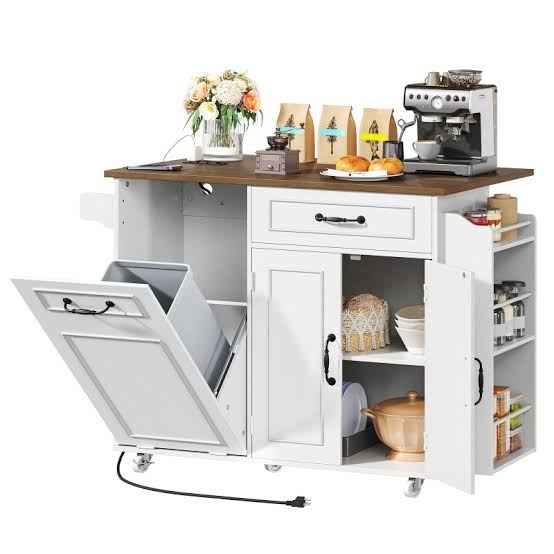 RALGEND Kitchen Island Table, Model 2701ZDUWH