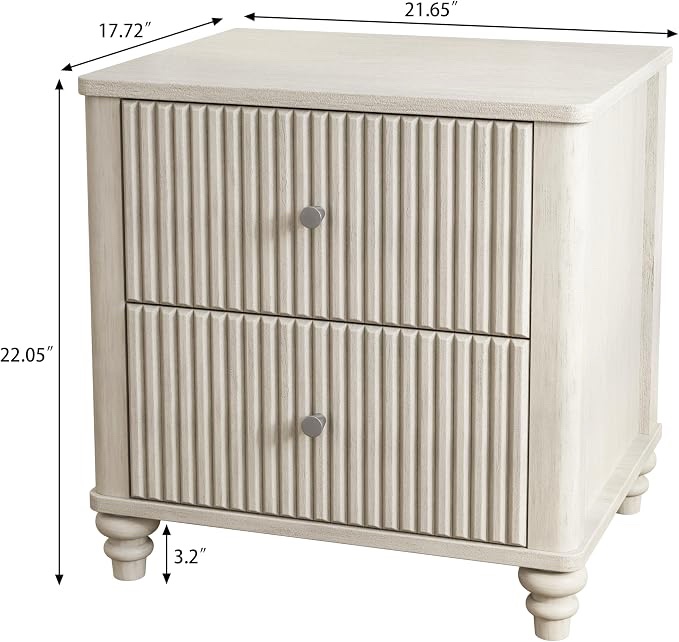 Nightstand, Beige