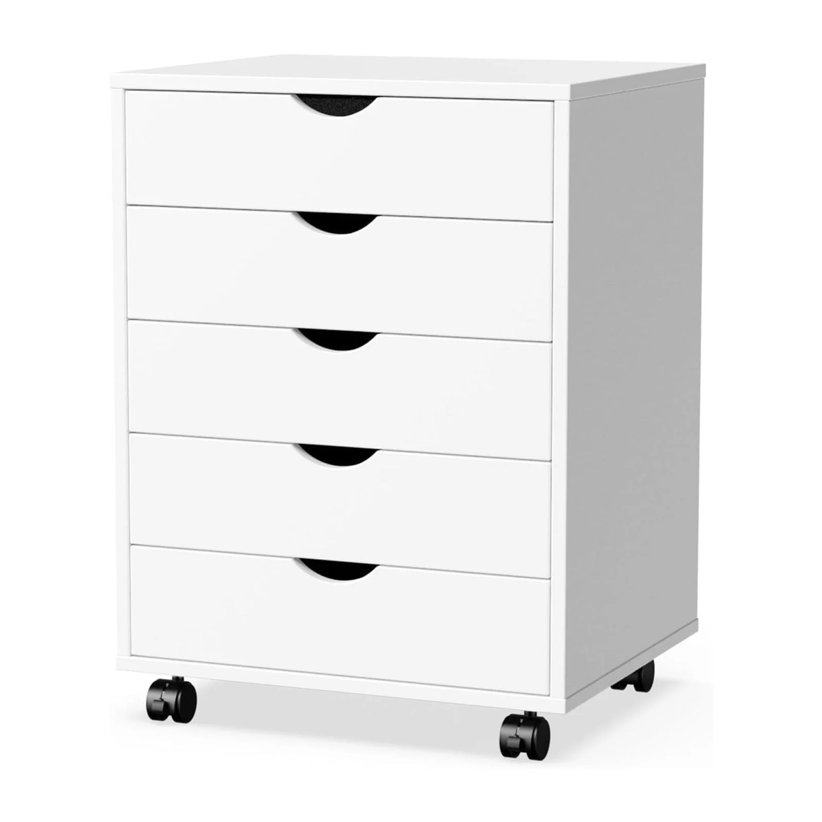 Garysburg 26" Versatile 5-Drawer Filing Cabinet with Wheels