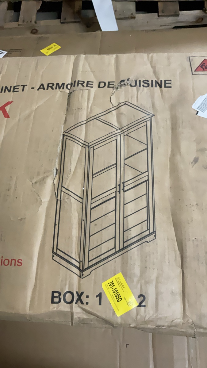 Box 1 of 2 Kitchen Cabinet - N717P303420K