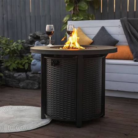 Circular Fire Table