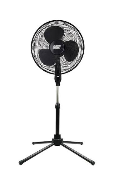 Black Oscillating Floor Fan