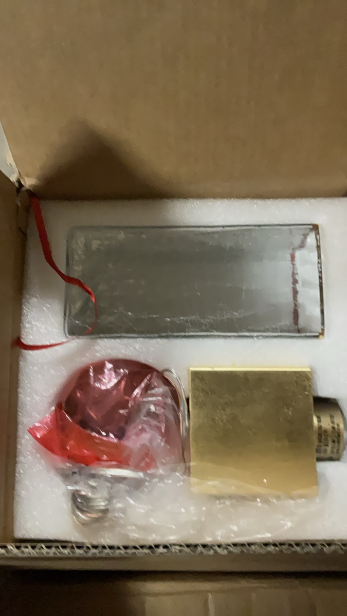 Modern Gold Wall Sconce Light Fixture with Rectangular Mirror Backplate