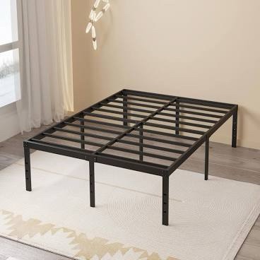 MT43-20CK-AM 20 Inch Metal Bed Frame - Cal King