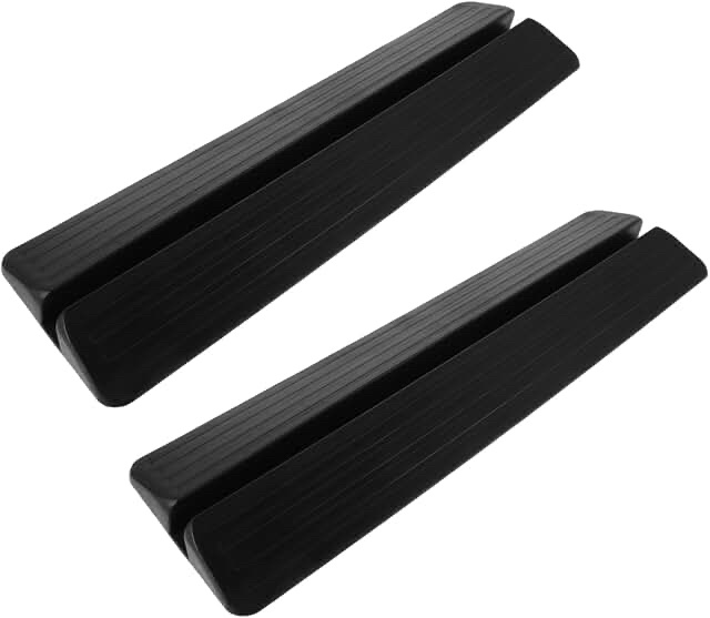 2pcs Support Feet for Threshold Ramp, Black