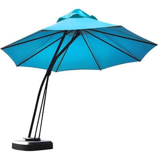11FT Cantilever Umbrella - Turquoise Blue