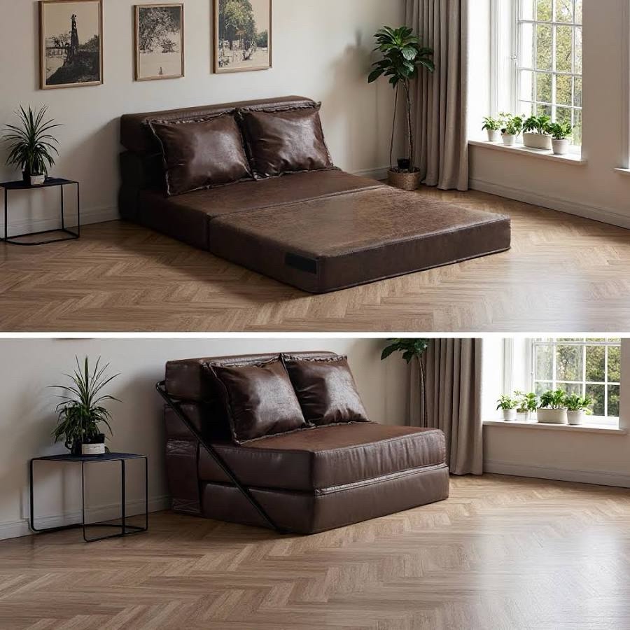 (“Incomplete”Box 1/2) VINGLI LSB0CDG Sleeper Sofa