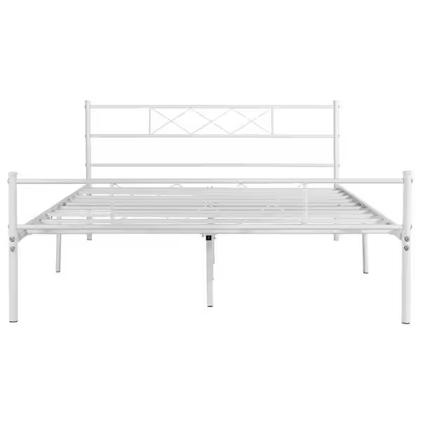 Bedframe Queen White Finish KHD-YT-Q28-WHE