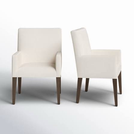 Beige Upholstered Accent Chair (“Pair”)
