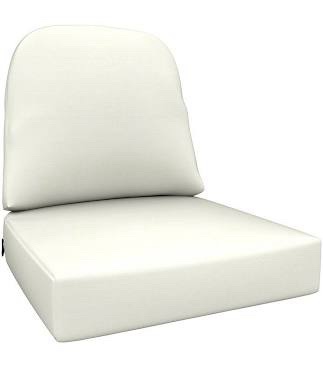 Sunbrella Canvas Natural Outdoor Cushion Set-White
